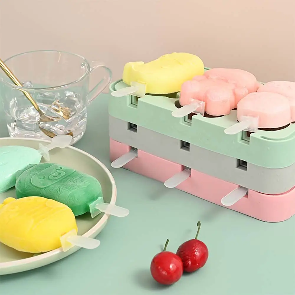 

Creative Cartoon Kitchenware Kitchen Gadgets Ice Tray Household Ice Cream Mold Ice Pop Maker Popsicle Mould Ice Cream Tray