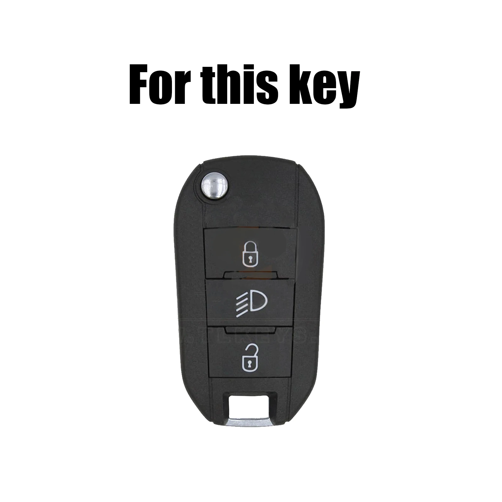 Для Peugeot 3008 308 208 508 5008 Citroen C6 2022 Умный силиконовый автомобильный брелок с