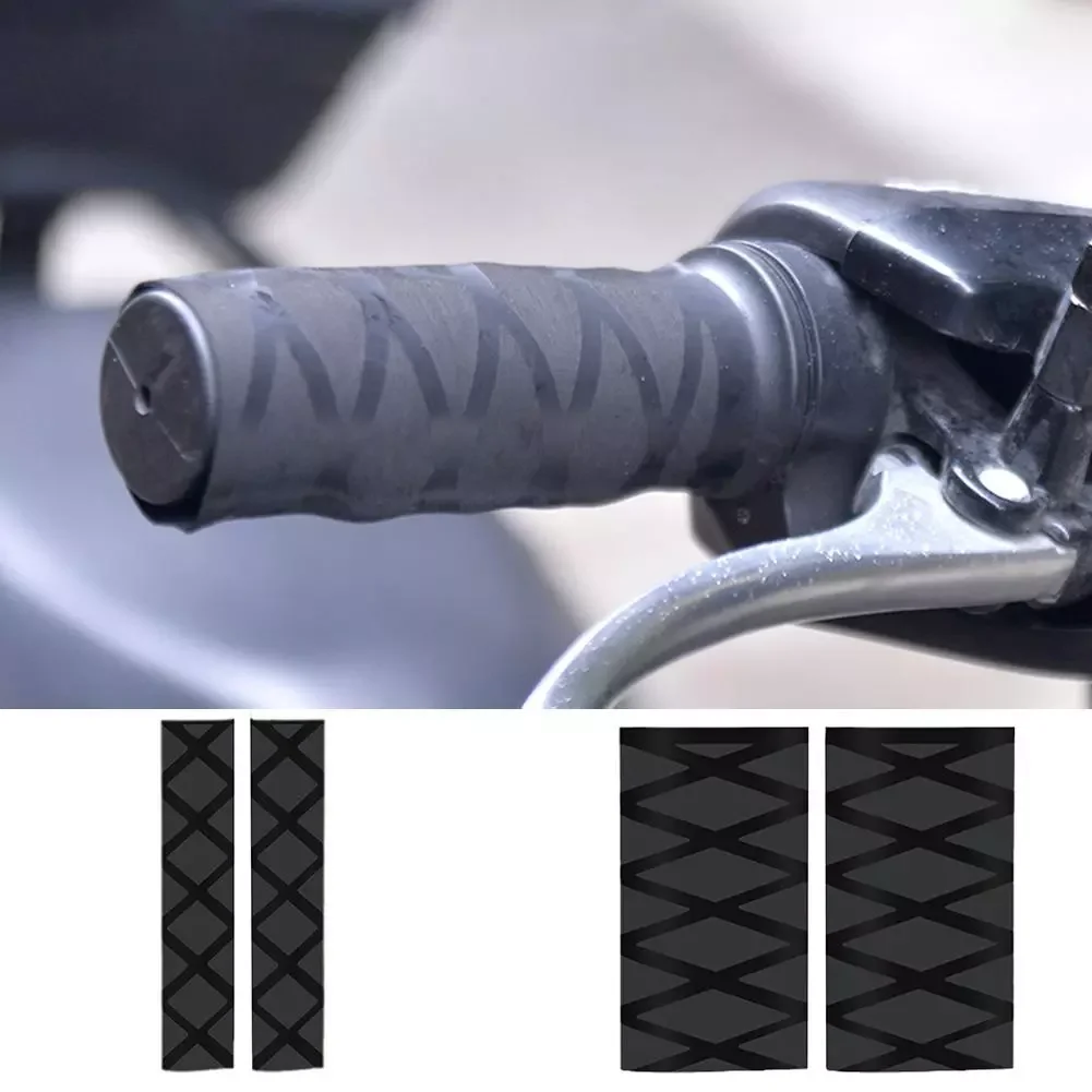Rubber Grip Glove Motorcycle Handle Cover Universal Heat Shrinkable Rubber Grip Cover Sleeve Handlebar Covers