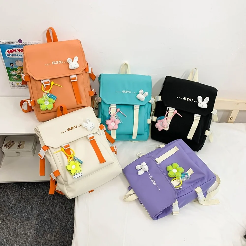 New Style Backpack College Style Cute Children's Cartoon Backpack Student Schoolbag Unisex Kids Backpack  School Backpack  Bags