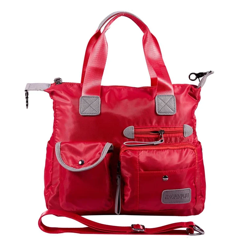 

Новая женская модная водонепроницаемая сумка-тоут из ткани Оксфорд, Повседневная нейлоновая сумка через плечо, сумка для мам, Холщовая Сумк...