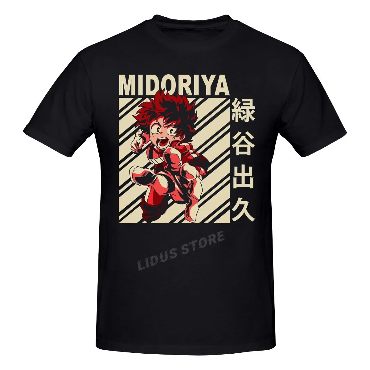 

Винтажная футболка с японским аниме «Моя геройская Академия» мидория изюку, одежда Харадзюку, хлопковые свитшоты, футболка с графическим п...