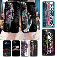 phone case for iphone apple 11 12 13 pro 7 8 se xr xs max 5 5s 6 6s plus case coque silicone cover tokyo jdm drift sports car