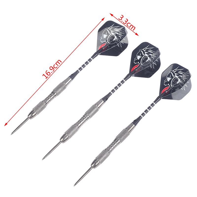 

3pcs/Lot Steel Tips Darts Shafts Nice Flight Harrow Point Wing Needle Barrel Tungsten Steel Needle Tip Darts