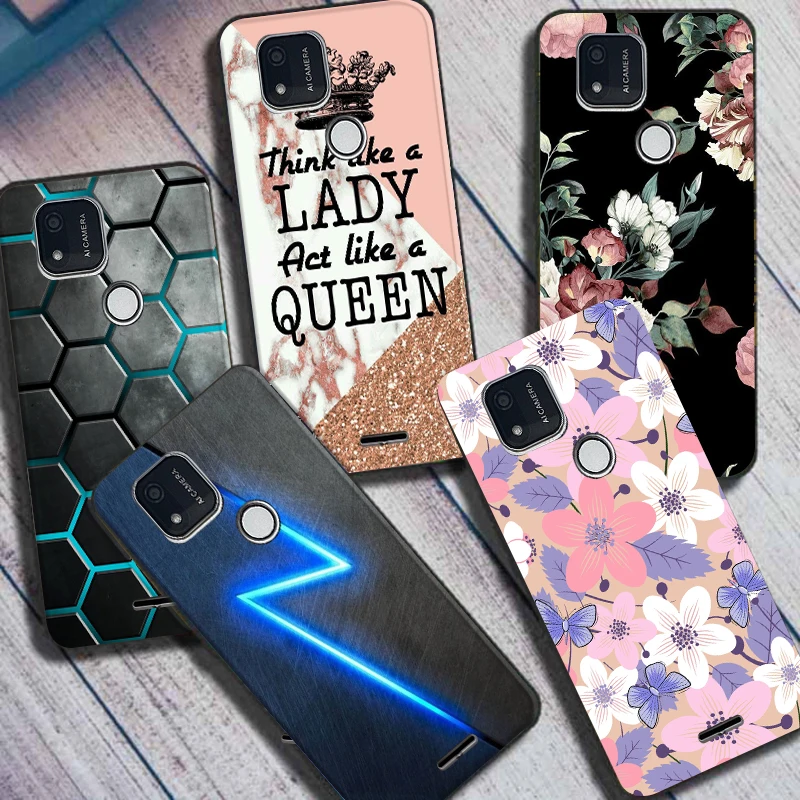 Мягкая задняя крышка для телефона с рисунком чехол для телефона For Sense TW102, защитные чехлы-бамперы