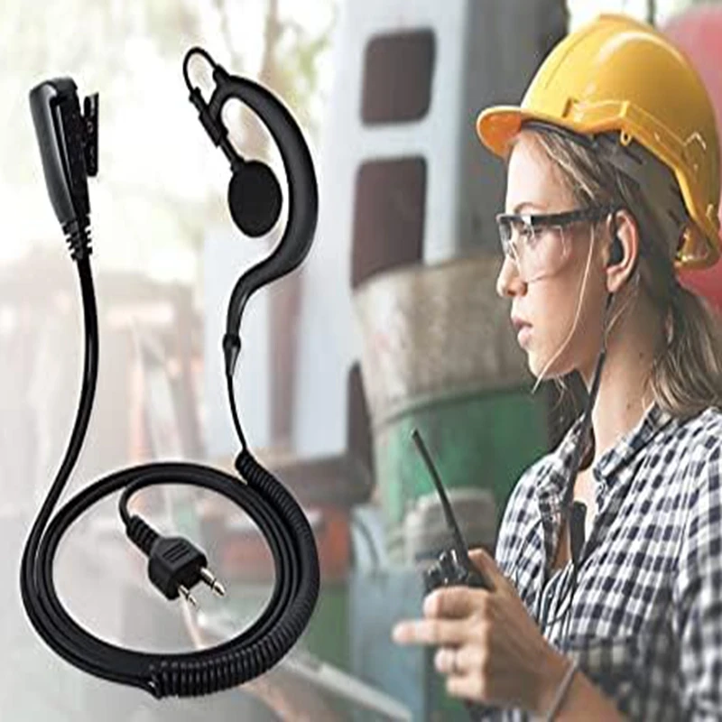 KUCL Earpieces for Midland LXT600VP3 GXT1050VP4 GXT1000VP4 GXT1000X3VP4 Icom Radios F4 F10 H6 J12 M5 U16 Walkie Talkie Headset