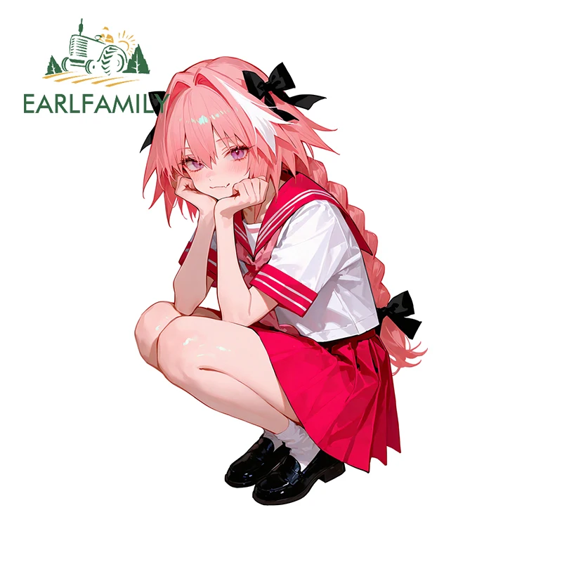

EARLFAMILY женский мальчик Astolfo автомобильные наклейки очаровательные аниме граффити дизайн наклейки устойчивые к царапинам прочный винил автомобильный Стайлинг