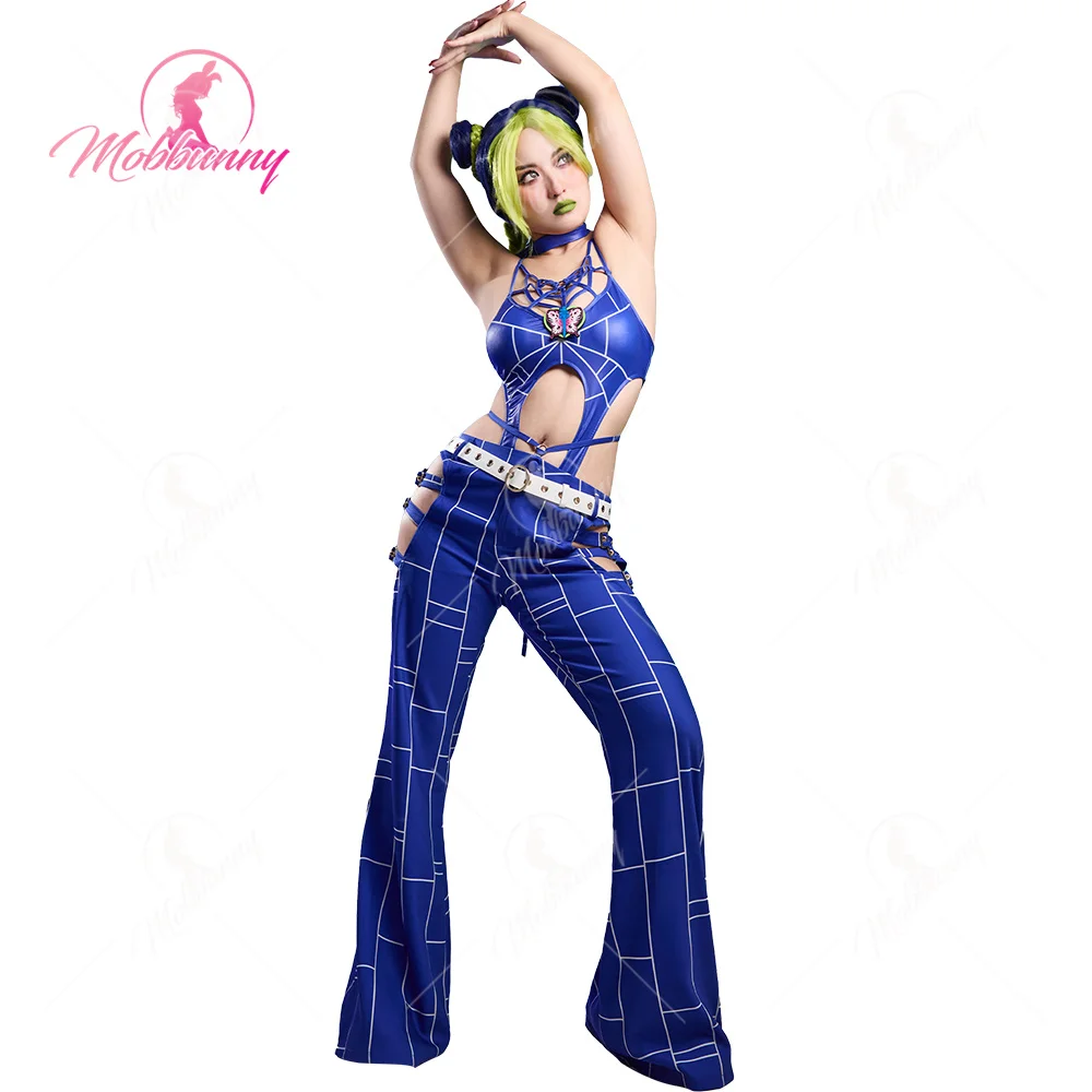 Костюм для косплея MOBBUNNY Jolyne комплект нижнего белья в виде паутины на Хэллоуин