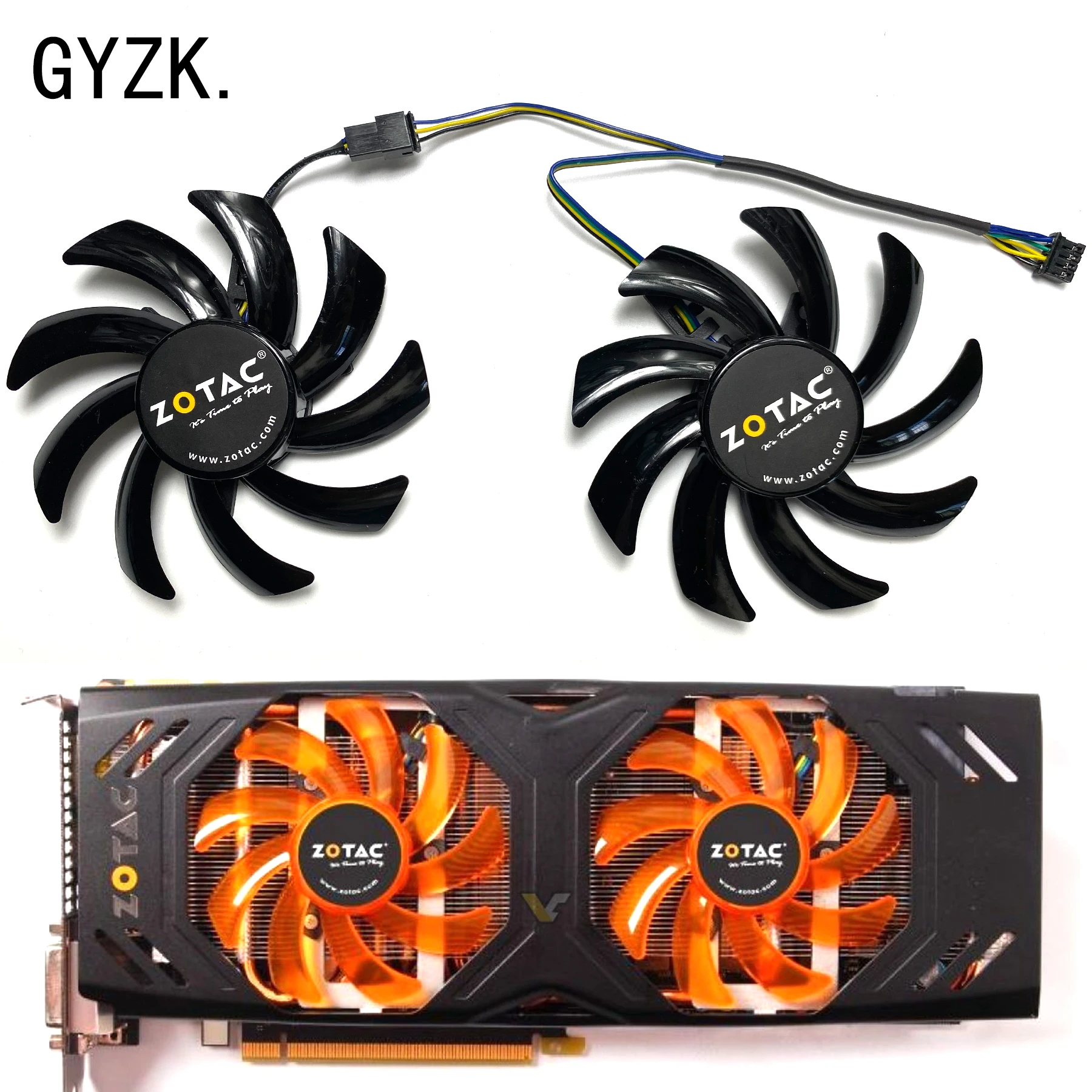 Новый вентилятор для замены графической карты ZOTAC GeForce GTX760 770 AMP