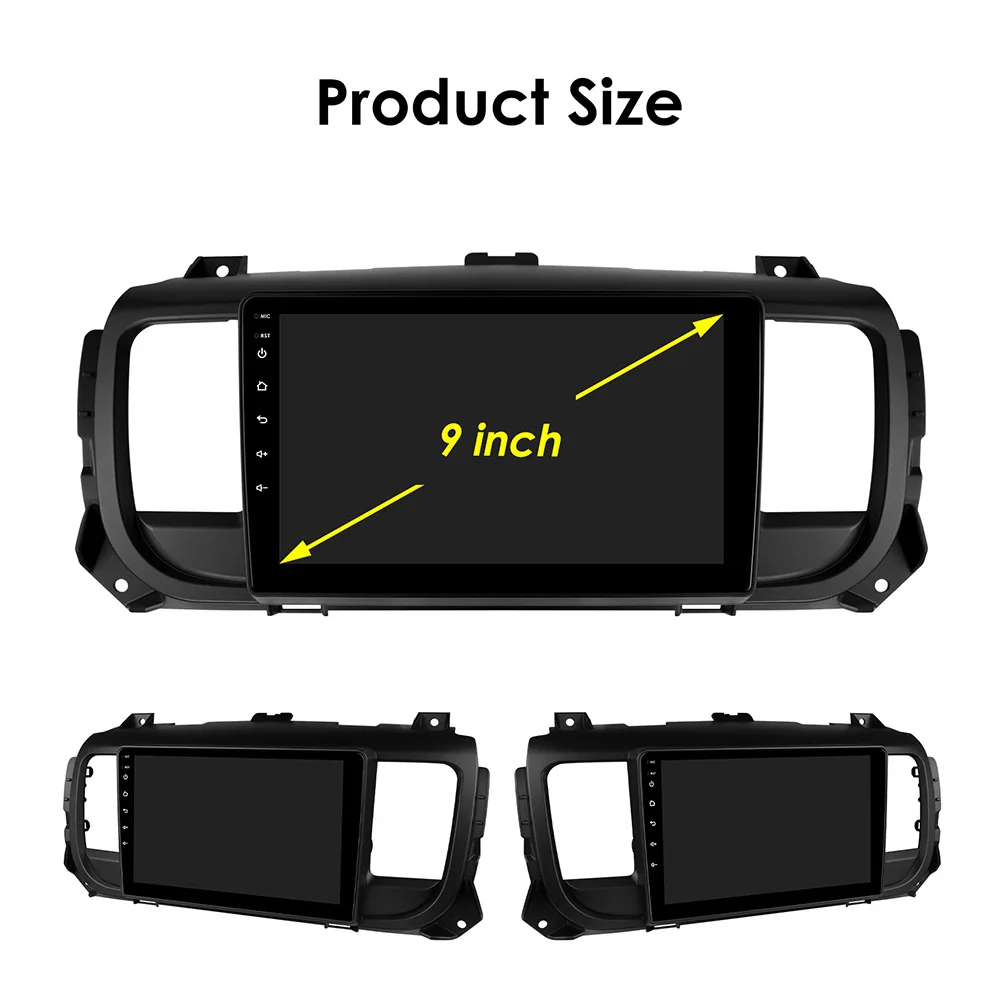 Автомобильный радиоприемник Android с GPS-навигацией Carplay + камера заднего вида HD для