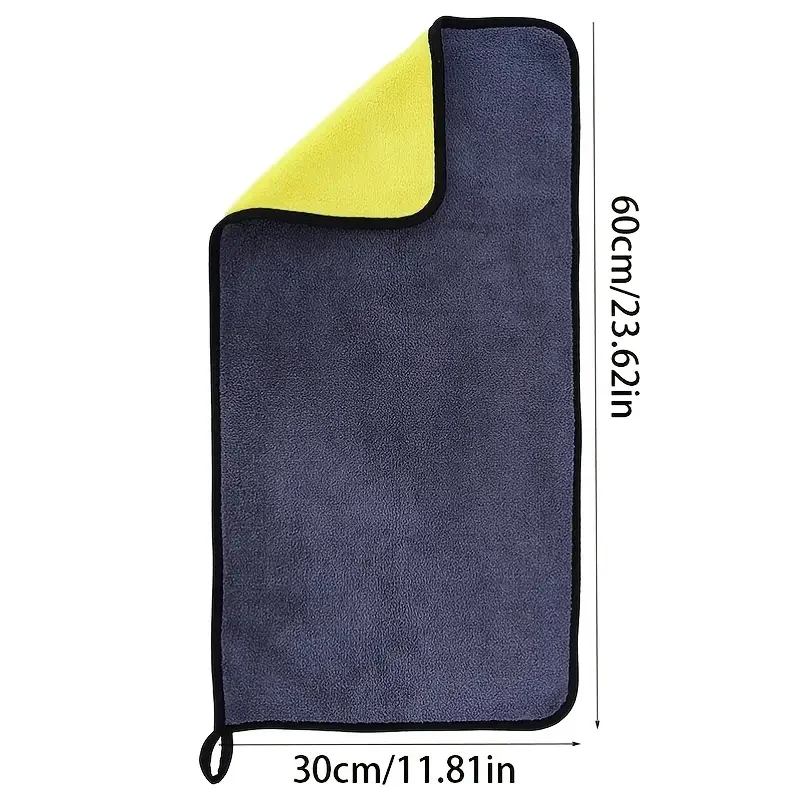 Супер Быстрая Двусторонняя Утолщенная Ткань Для Мойки Автомобилей Эффективная