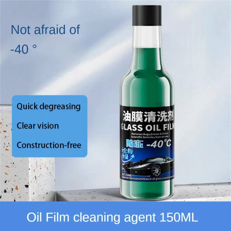 

Windshield Cleaner Effective Traceless Detergent Not Irritating Rainproof Foaming Cleanser Decontamination Oil Film Remover