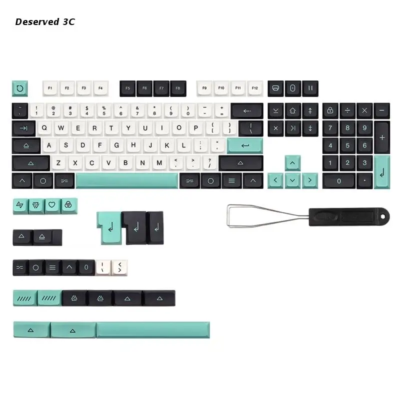 

R9CB Thick PBT Keycaps 129-Key 5-Side Dye Sublimation XDA Key Caps For MX Swiches