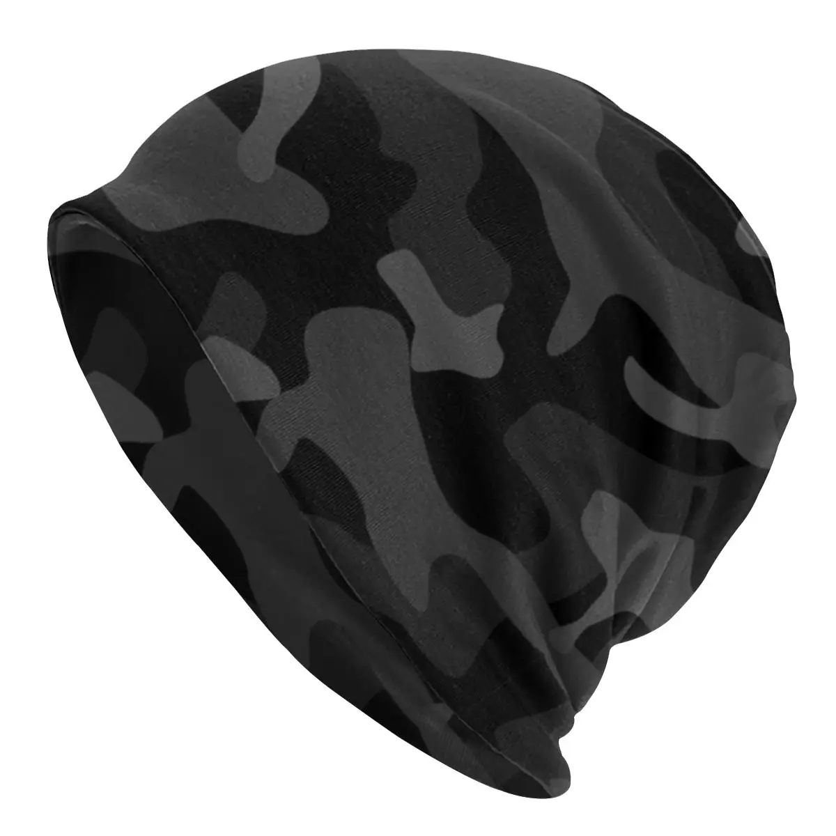 

Black Camouflage Pattern Beanie Bonnet Knit Hat Men Women Fahion Adult Army Military Camo Warm Winter Skullie Beanie Cap 1