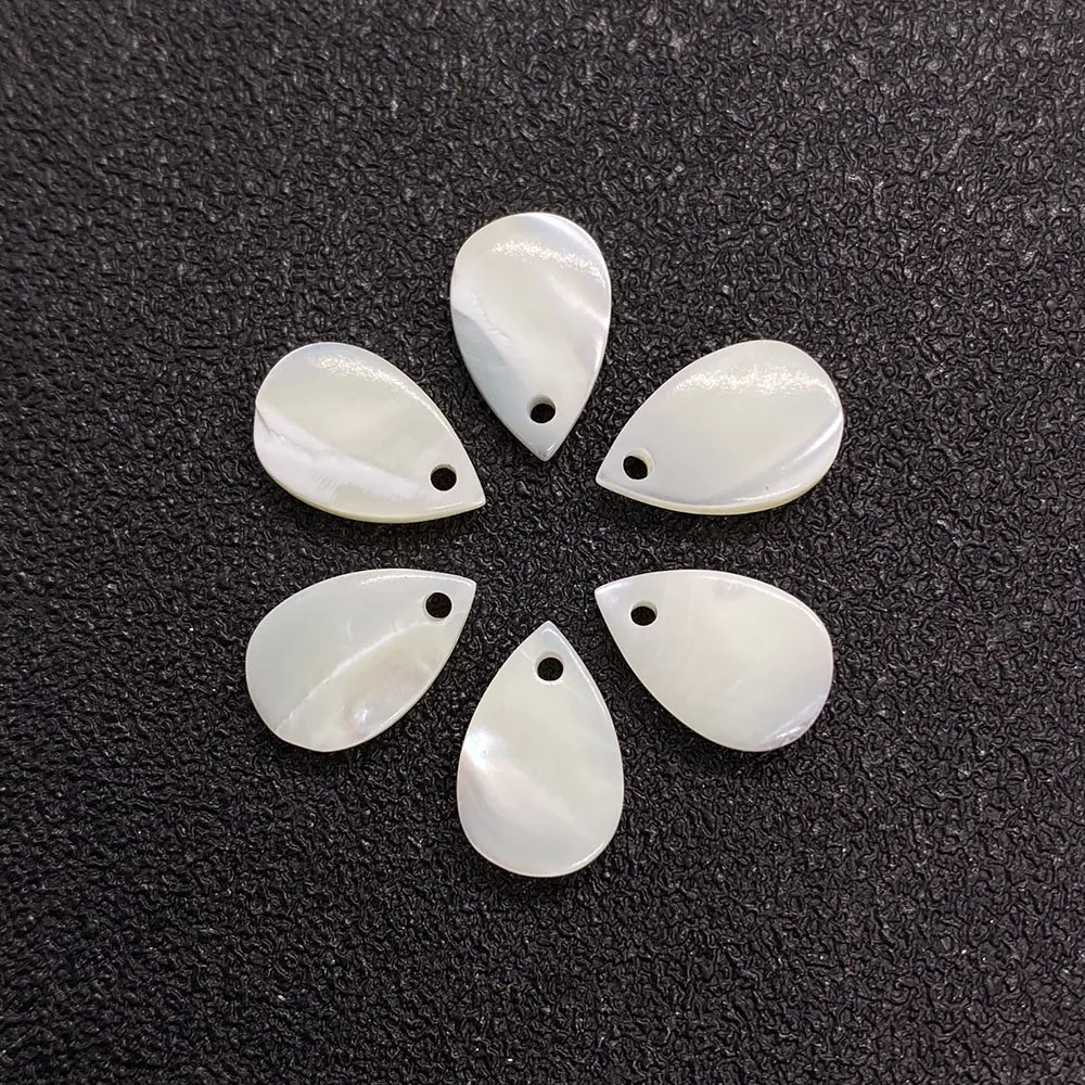 

Drop Shape Natural Shell Pendant White Shell Beads Mother Shell Pearl DIY Making Jewelry Bracelet Necklace Earrings Accessories