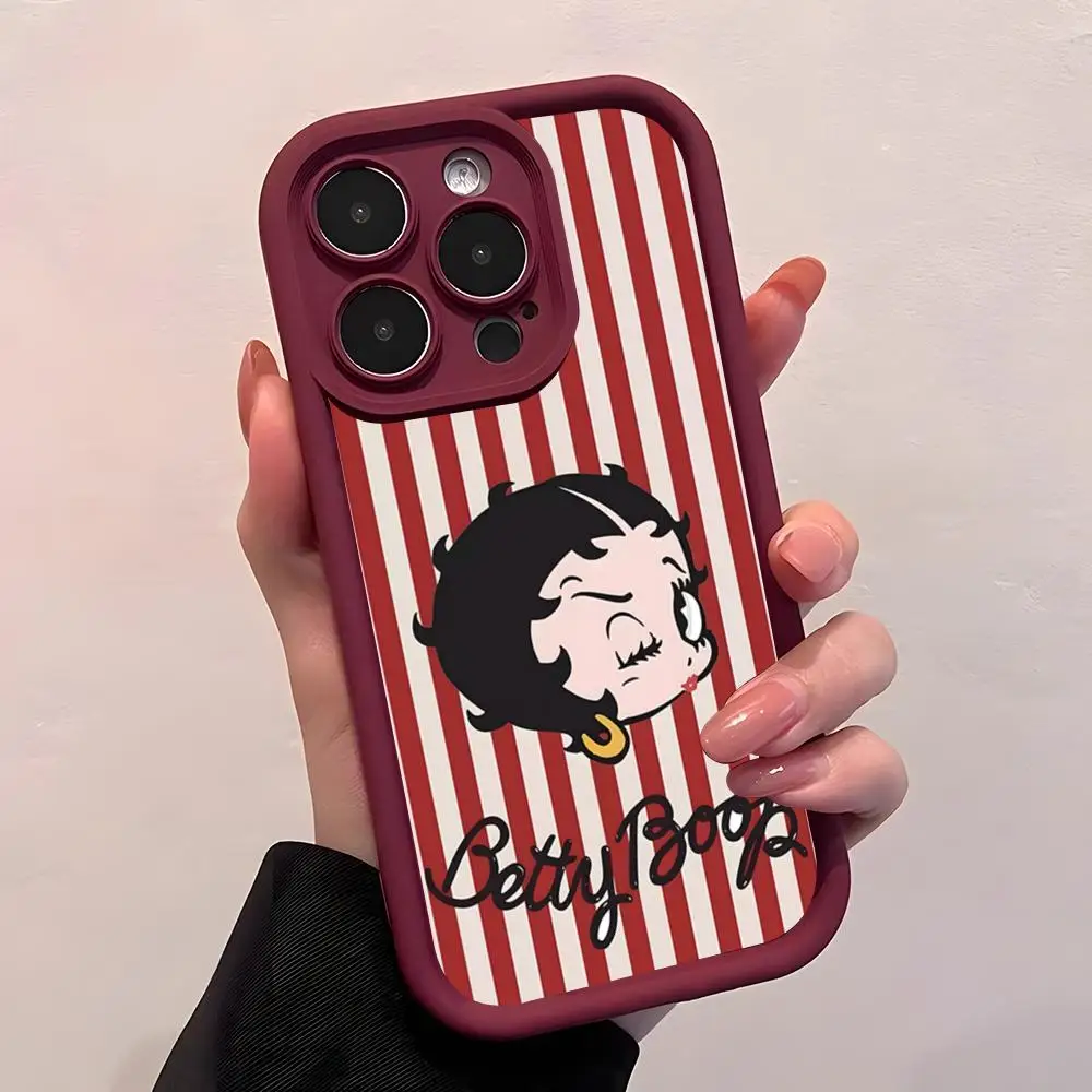 Фото Чехол Y-BettyS-Cute-t-Boops для iPhone 17 Air, 16, E, 15, 14 Plus, 13, 12, 11 Pro Max, защитный чехол Sky Eye Stepped №3