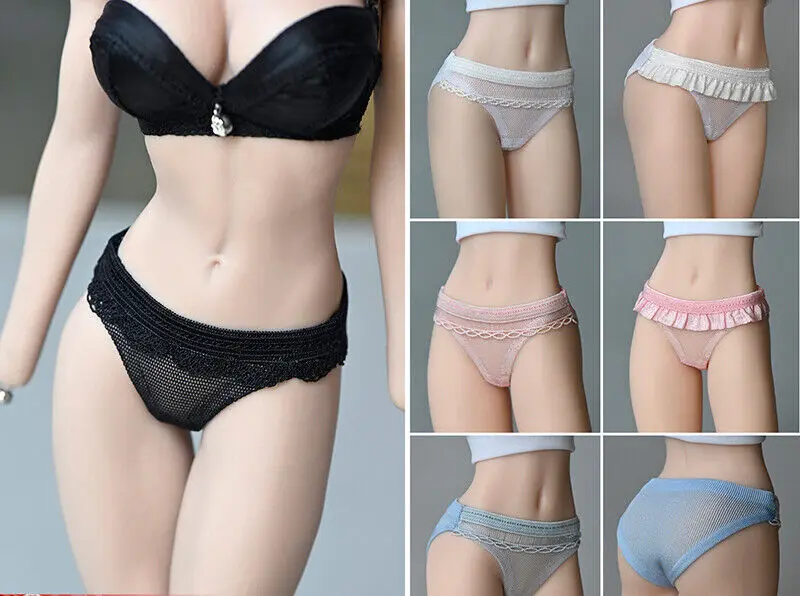 

Женские кружевные трусики в масштабе 1/6, модель для куклы Ph Tbl 12 дюймов