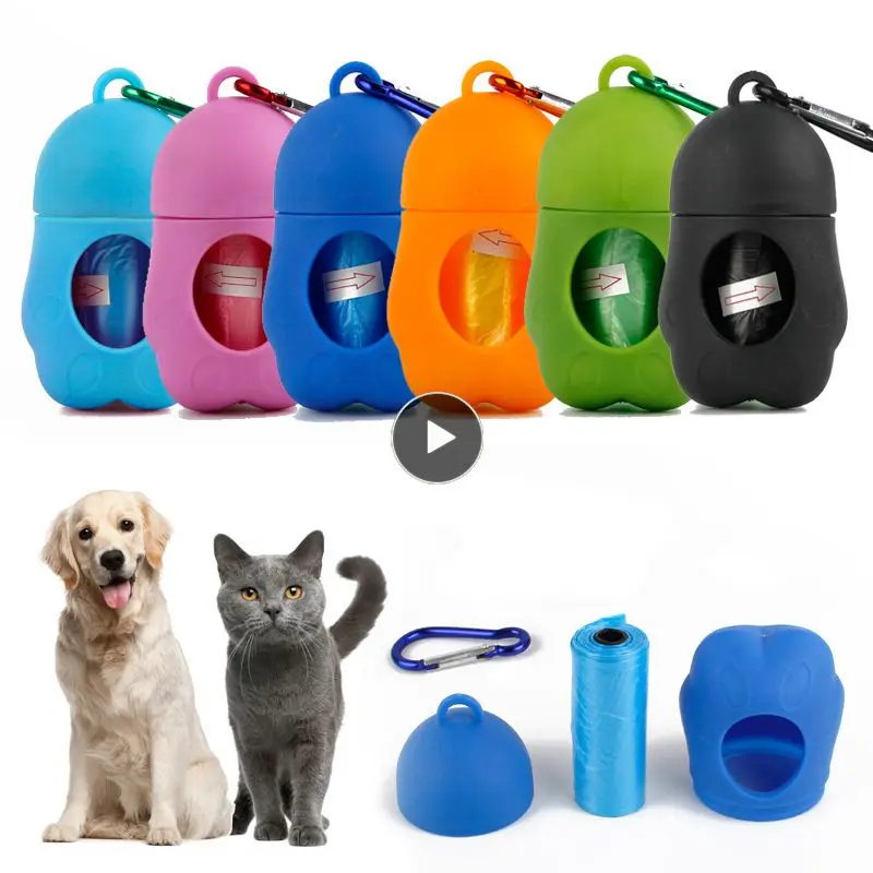 

Pet Garbage Bag Dispenser Portable Outdoor Pet Garbage Box Cleaning Supplies Plastic Poop Bag Storage Box