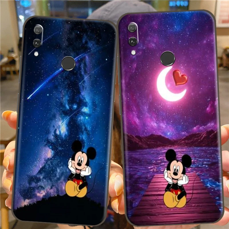 

Disney Cute Mickey For Huawei Silicon Cover TPU Silicone Soft Back Cover Phone Case For Huawei Y7 Y7P Y9 Prime Case Carcasa