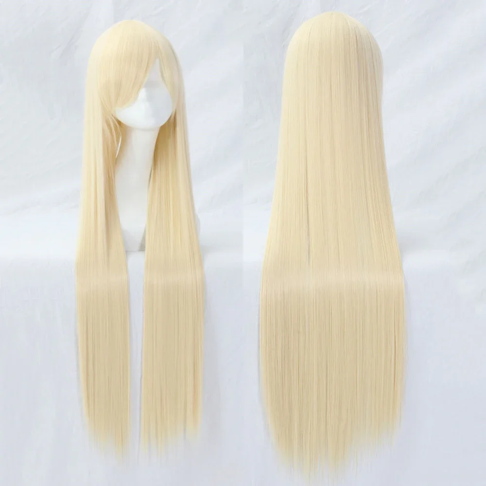 100 см 42 дюйма длинный прямой парик для косплея женский универсальный мультяшный