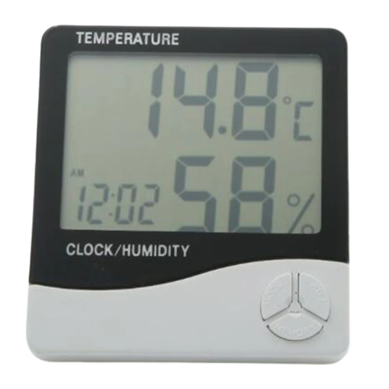 

Digital Display Electronic Thermometer Household Electronic Indoor Alarm Clock