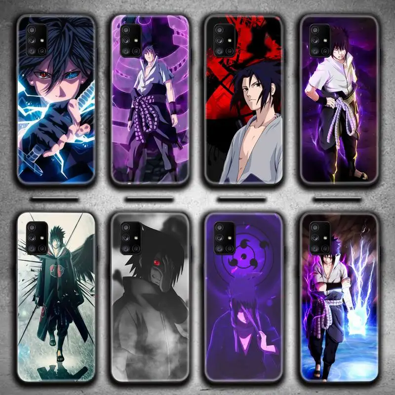 

Naruto Uchiha Sasuke Phone Case For Samsung Galaxy A52 A21S A02S A12 A31 A81 A10 A30 A32 A50 A80 A71 A51 5G