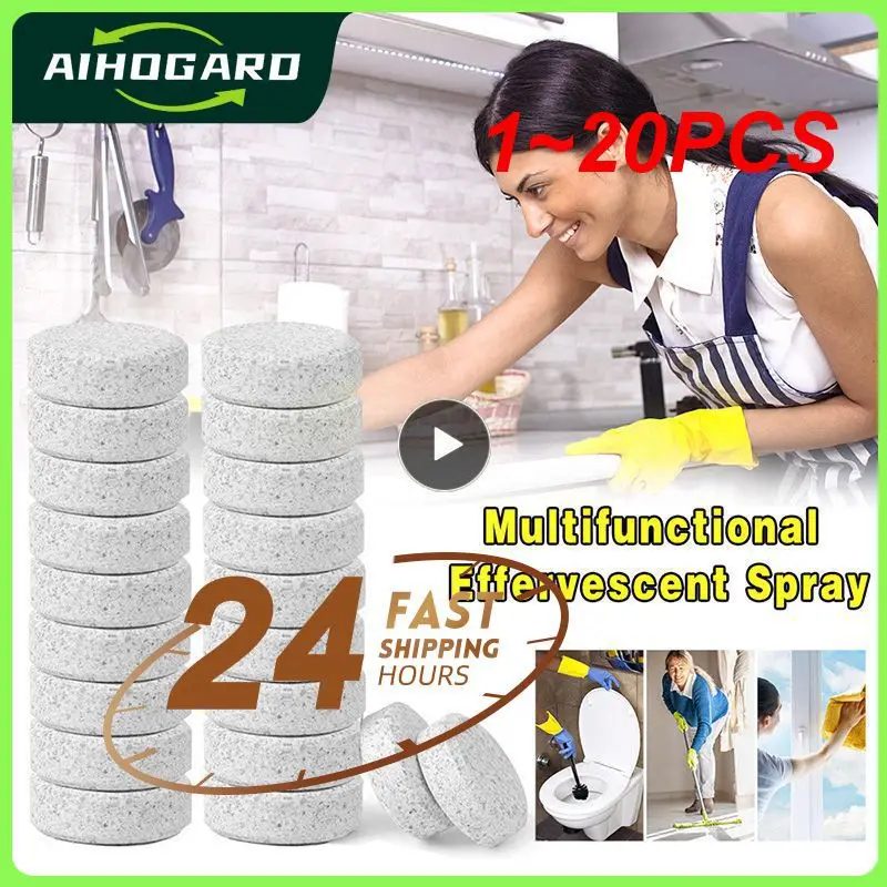 

Шипучий очиститель для туалета, кухни, автомобиля, 1-20 шт.