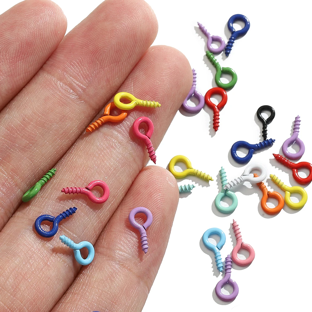 200 шт./100 шт. маленькие штифты для глаз винты ногтей крошечные мини-овечьи глазки