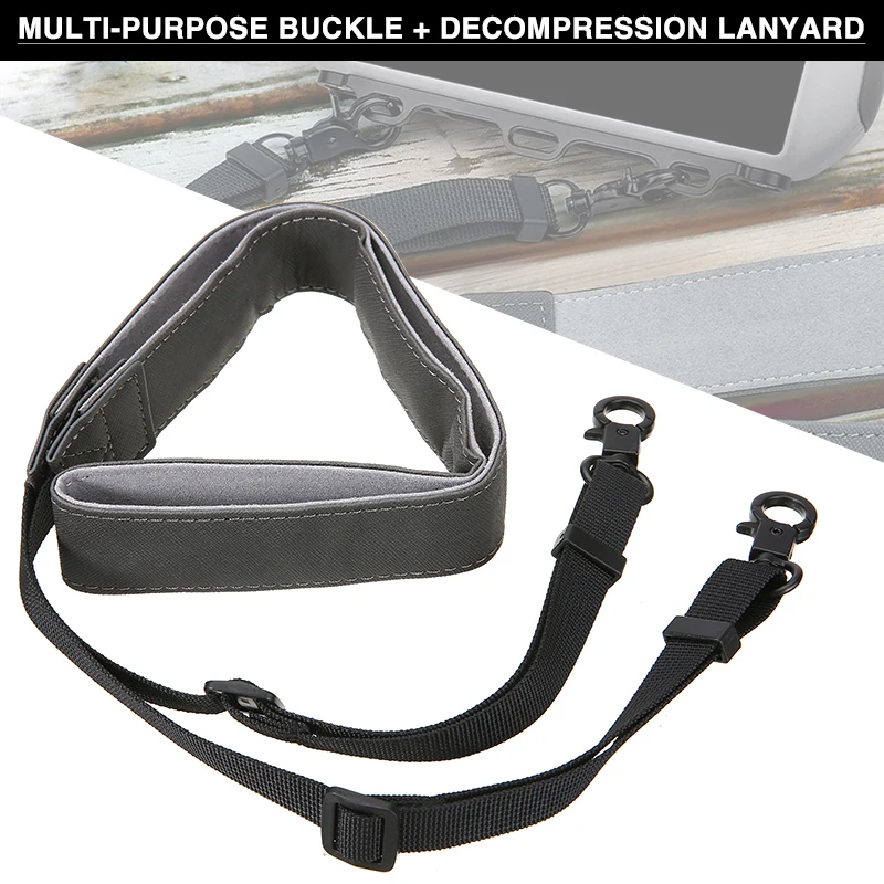 

1pc Durable Aluminum Alloy Buckle + Multi-purpose Shoulder Strap Detachable RC Controller Accessories For Mini 3 Pro