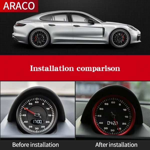 Высококачественная Декоративная кольцевая отделка для приборной панели Porsche