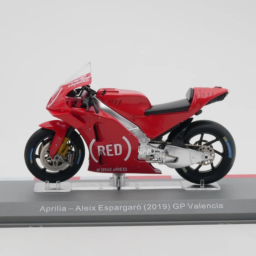 Фото Коллекционная модель мотоцикла Ixo 1:18 Moto GP 2019 Aprilia из литого металла, сувенир, украшение для витрины, подарок №2