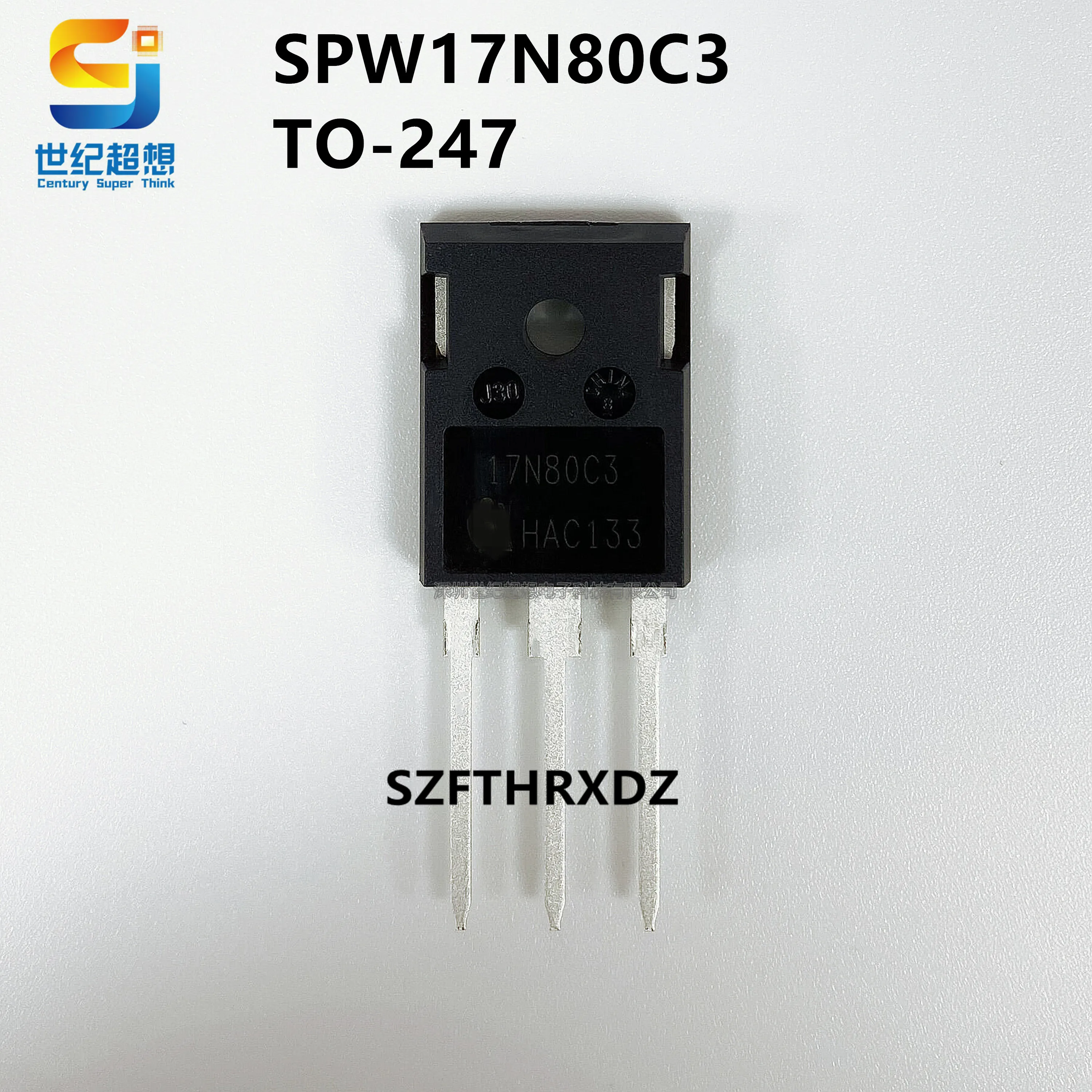 

10 шт. 100% новый импортный оригинальный SPW17N80C3 17N80C3 800V 17A 227W TO247 полевой транзистор