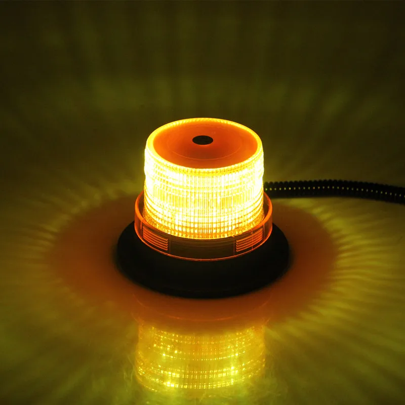 

Yellow Amber 12V/24V Magnetic Mounted Vehicle Car LED Strobe Warning light Police Flashing Lights led Emergency Lights Beacon