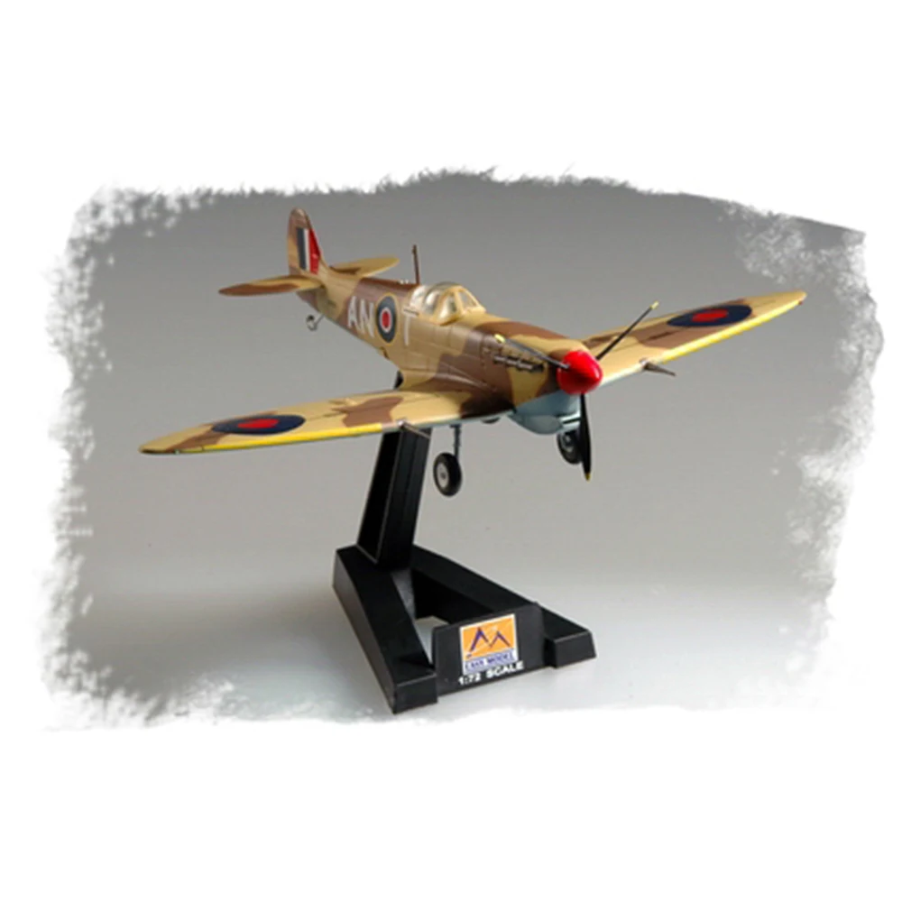 

Easymodel 37216 1/72 Spitfire Fighter RAF 417 Squadron 1942 Assembled Finished Military Static Plastic Model Collection or Gift