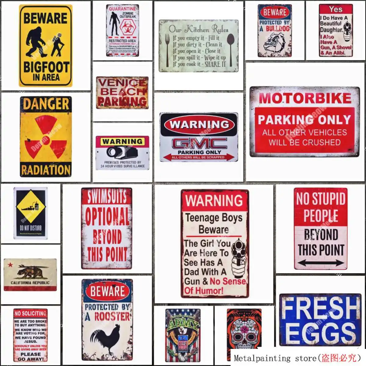 

Женский девиз, винтажный металлический жестяной знак, стиль ретро, домашний декор