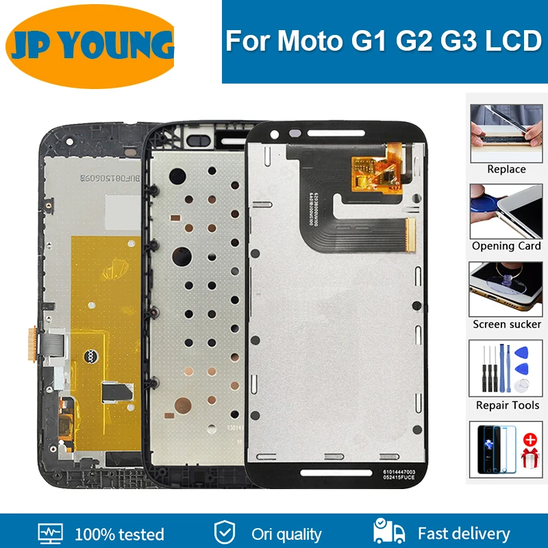 ЖК-дисплей для Motorola Moto G1 G2 G3 XT1544 XT1550 XT1540 XT1541 XT1543 дисплей с сенсорным экраном и
