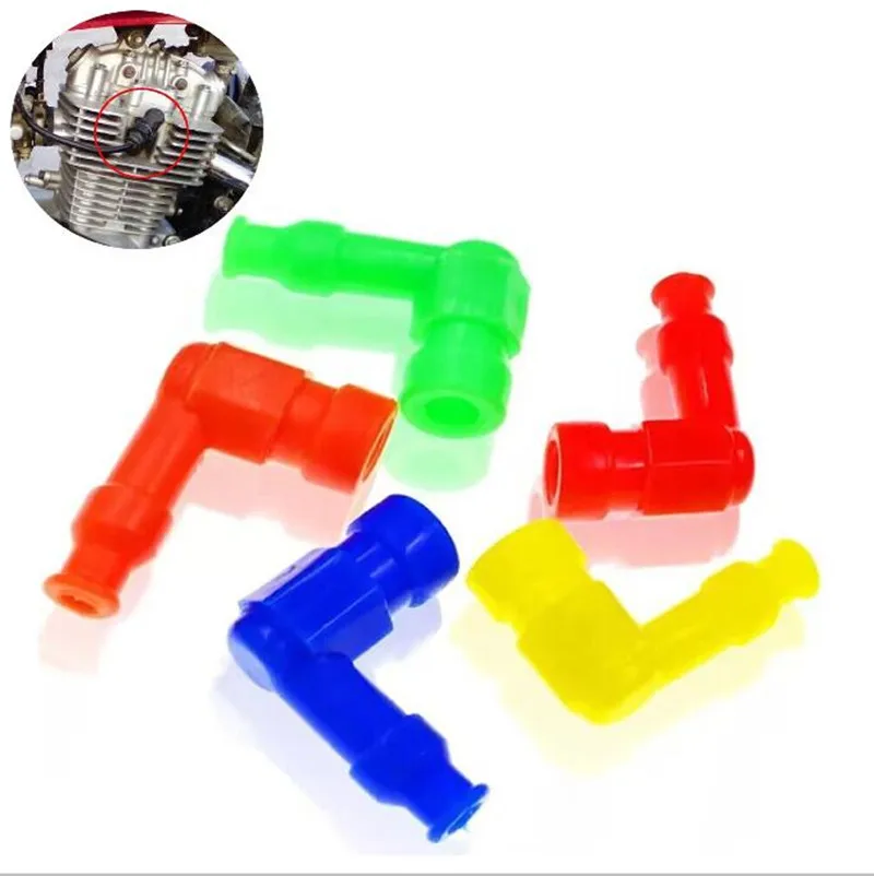 

1Pcs Motorcycle Spark Plug High Pressure Cap Super Soft Anti-aging Rubber Spark Plug Cap Universal Modification Accessories