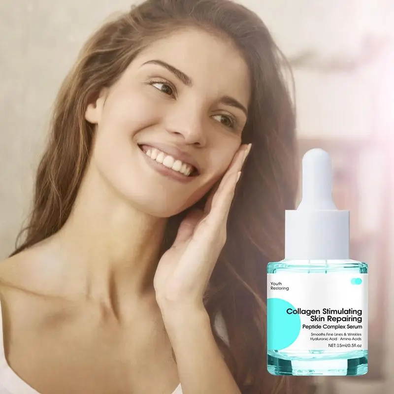 

15ml Collagen Boost Essence Nourishing Hyaluronic Acid Face Serum Reduce Wrinkles Fine Lines Brightening Moisturizer Skin Care