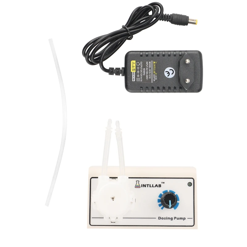 

INTLLAB Dosing Pump For Aquarium Lab Water Analytical Peristaltic Pump Liquid(EU Plug)