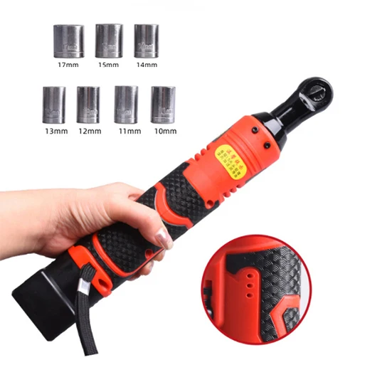 

High Torque Cordless Electric Ratchet Wrench Portable Ratchet Wrench Rechargeable Li-ion Power Cordless Ratchet Wrench set