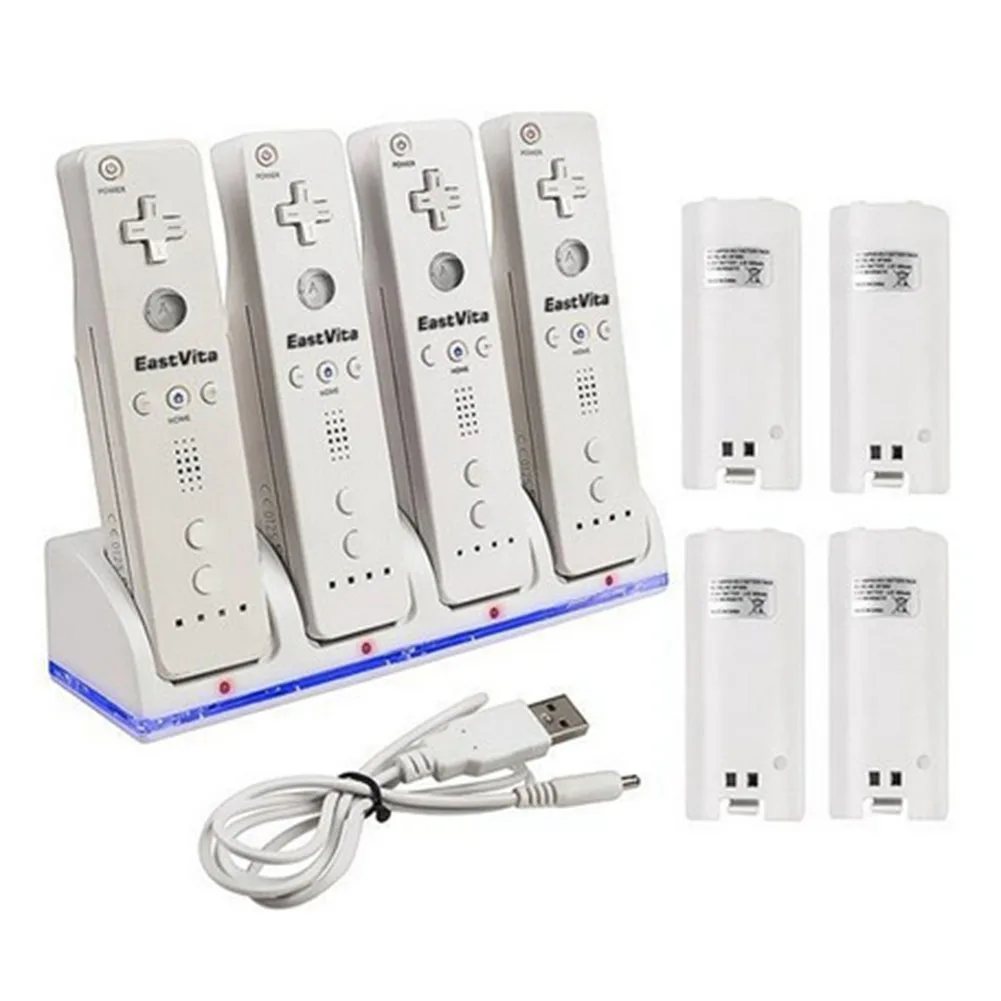 

Battery Pack Charger For Nintendo Wii Wii U Wiiu Rechargeable Gaming Controller Remote Control Gamepad Bateria Game Pad Batery