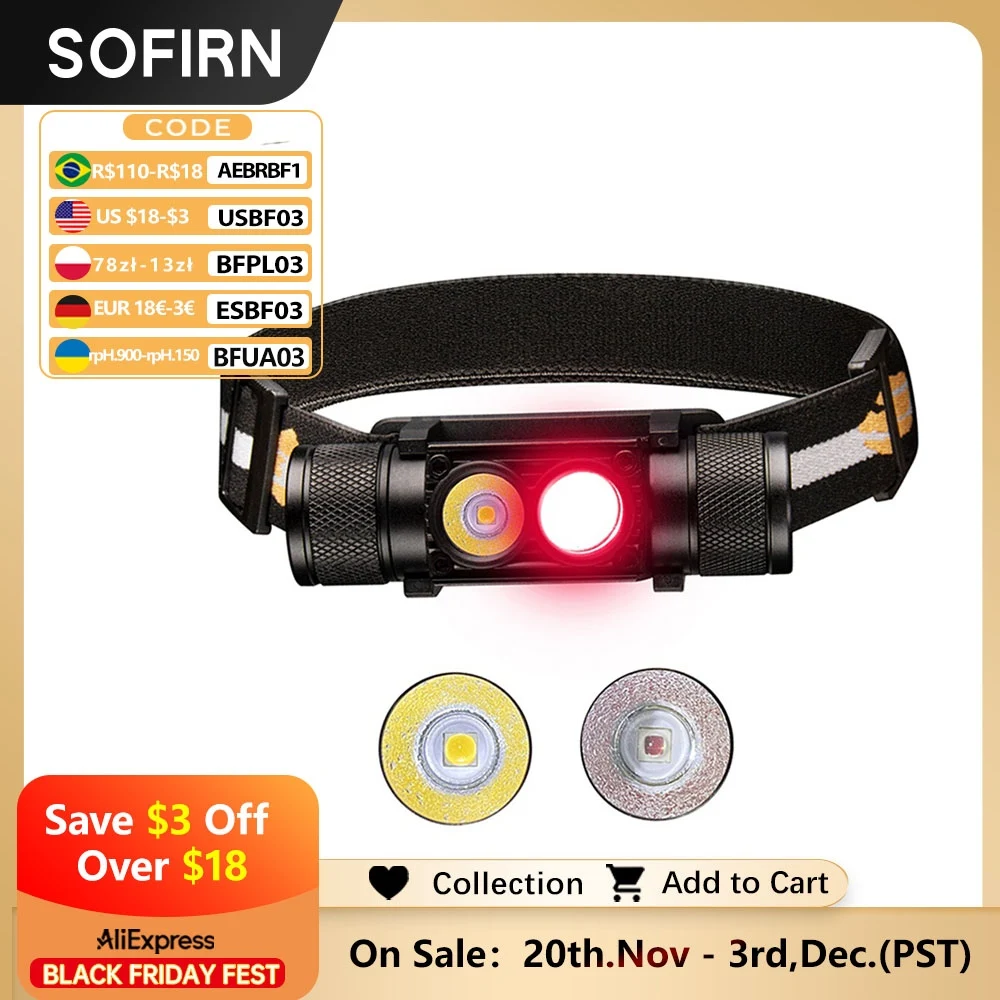 

Sofirn H25LR налобный фонарь