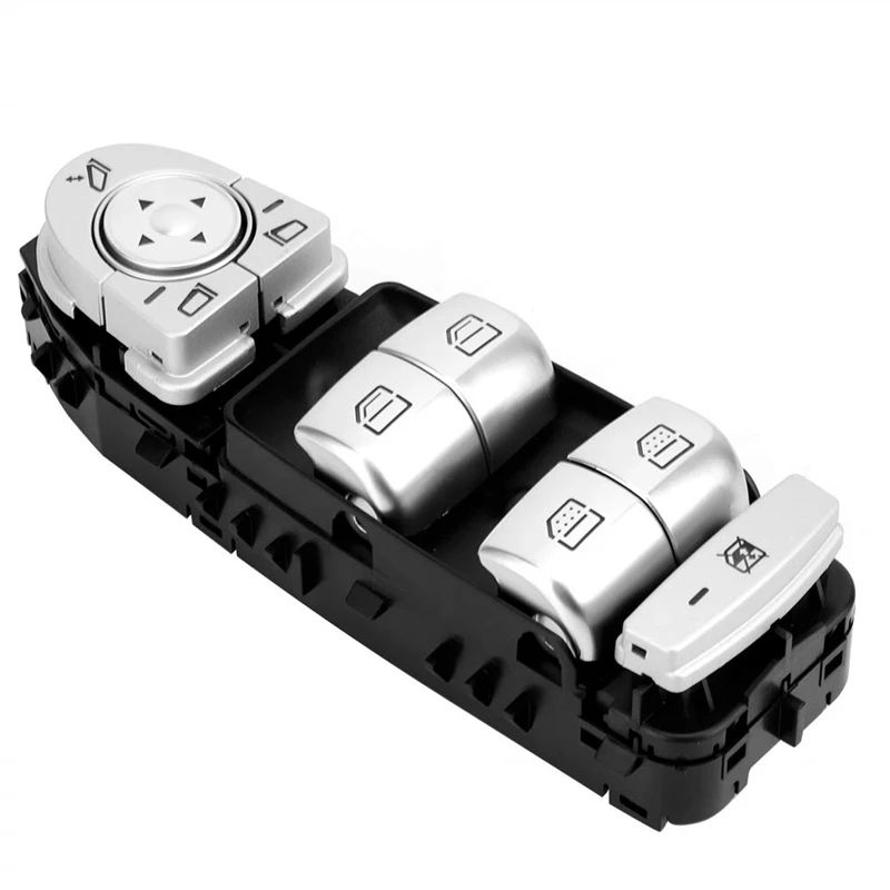 

2229056800 Left Master Power Window Switch For Mercedes Benz C300 C450 C63 AMG Black