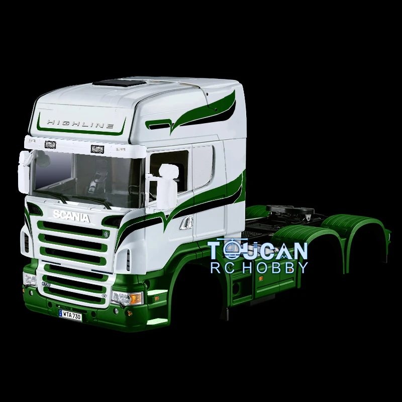 

Hercules 1/14 3Axle Highline RC Truck DIY Painted KIT Cabin Tractor Car Body Shell For Scania Toucan Model THZH0464-SMT8