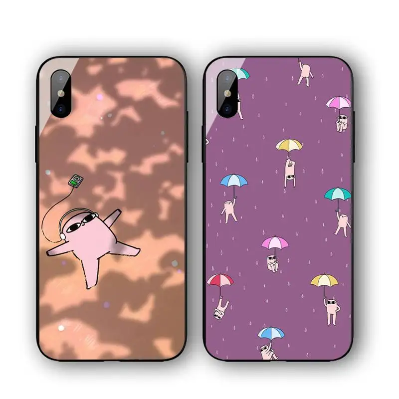 

Pink Cartoon Funny Big Eyes Ketnipz Phone Case For Iphone 11 12 13 14 Pro Max 7 8 Plus X Xr Xs Max Se2020 Tempered Glass Cove