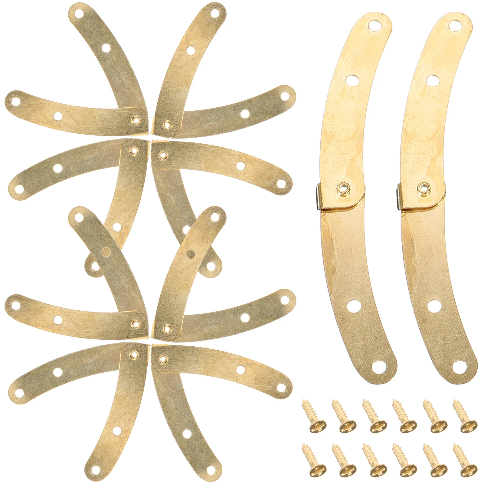 

10 Pcs Box Cover Cabinet Door Hardware Hinge Lid Support Stay Hinges Heavy Duty Packing Lift Drop