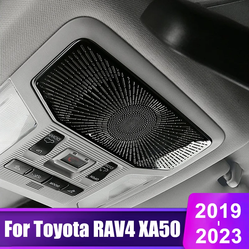

For Toyota RAV4 2019 2020 2021 2022 2023 RAV 4 XA50 Hybrid Car Front Reading Light Audio Tweeter Speaker Cover Trim Accessories