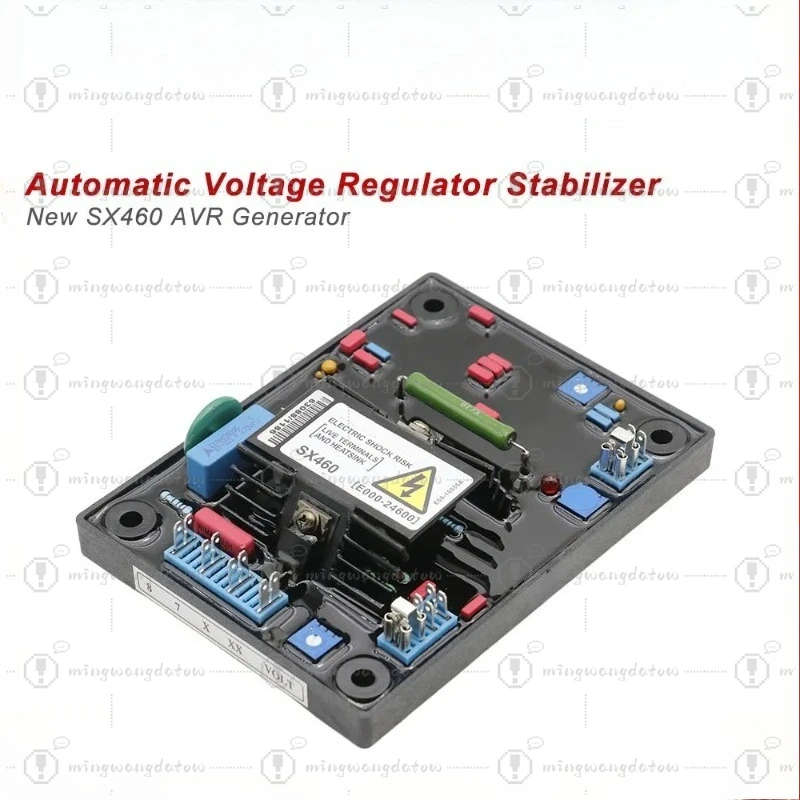 Фото Новый модуль управления возбуждением SX460 AVR для генератора, автоматический стабилизатор напряжения, запчасти для бесщеточных генераторов №2
