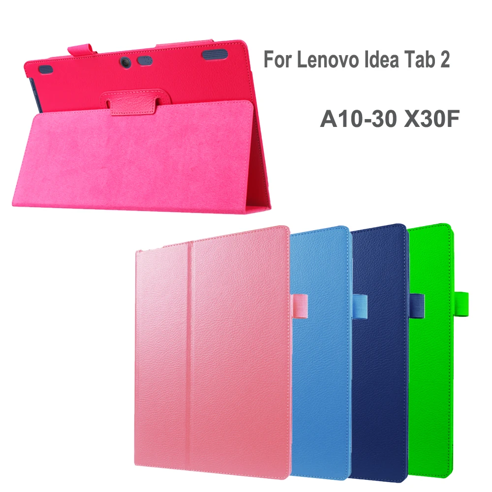 

For Lenovo A10-30F TB2 X30L X30F A10-70 Tablet 10.1'' Case Smart PU Leather Para Cover Case For Lenovo Tab 2 A10-30 Accessories