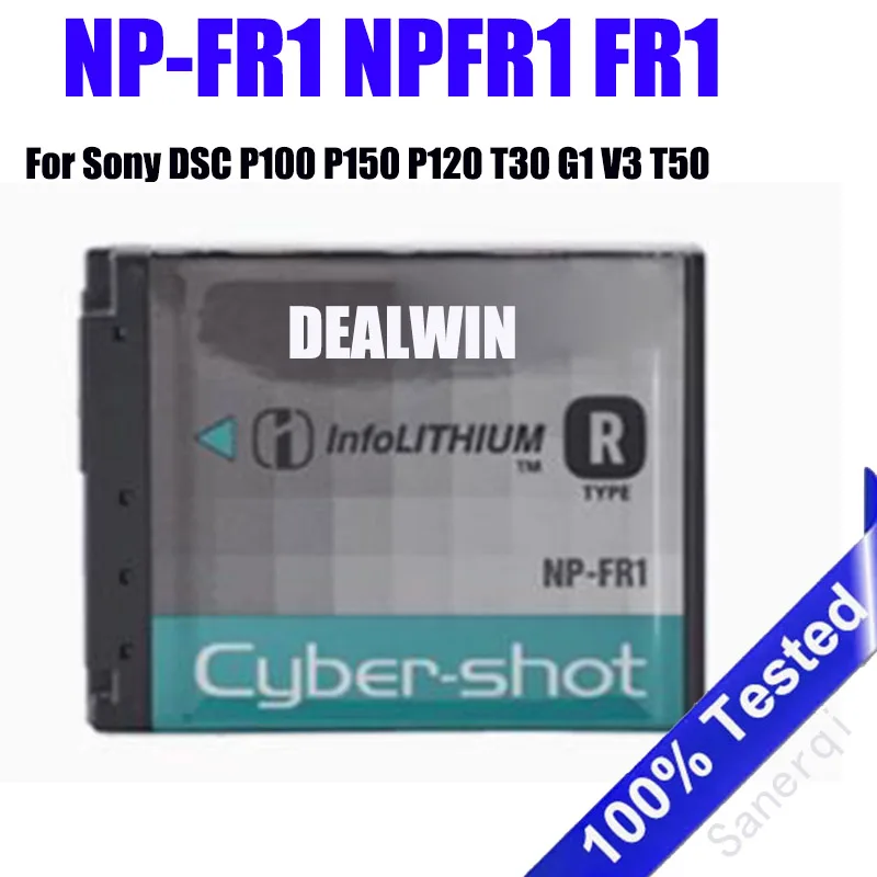 NP-FR1 NPFR1 FR1 Аккумулятор для камеры Sony DSC P100 P150 P120 T30 G1 V3 T50 F88 P100LJ P100PP P100R P100S P150 BC-CSD аккумулятор (art.: 3920cd712362b) - 3920cd712362b